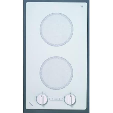 Kenyon Kenyon B49515 Alpine Series 2-burner Trimline Cooktop- white with analog control- two 6 .50 inch 120V UL B49515